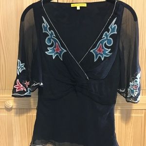Catherine Malandrino Silk Top